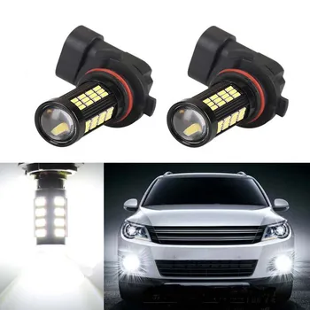 

2x H11 LED 9006 Car LED HB4 H8 fog Light Bulb 4014SMD 1200LM 12V Auto Driving Running Lamp White 6000K