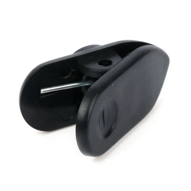 Headset Clip Earphone Cable Wire Cord Lapel Collar Clip Nip Clamp Holder Mount Black For Earphones