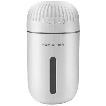 

Mini Humidifier,Small Humidifier For Bedroom Baby With 350Ml Water Tank, Whisper Quiet Operation, Automatic Shut Off And 7 Color