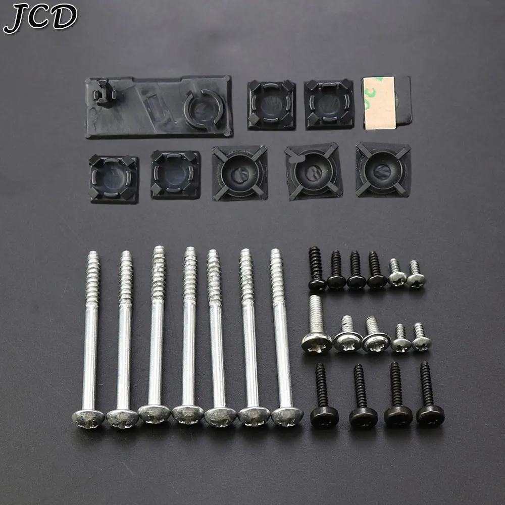JCD 9 in 1 Full set dust plug cover For PS3 slim Screw Rubber Plug Boot Fat Model 2000 3000 4000 Console | Электроника