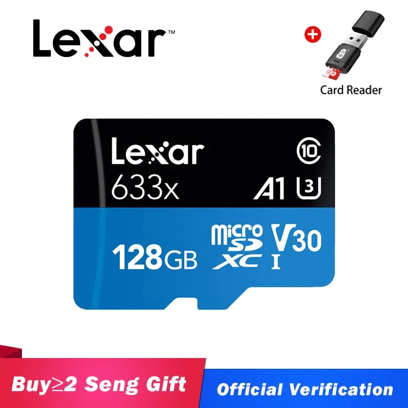 Карта памяти Lexar micro sd 32 ГБ 64 128 256 TF карта флэш 512 для Gopro/DJI/Nintendo Switch|Карты памяти| |