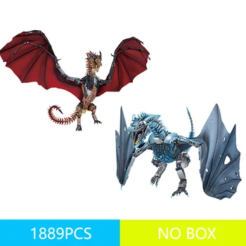 

IN STOCK new Game Of Thrones Building Blocks Dragon Black Death Balerion Action Figures Collectible Toys For Gift freeshipping