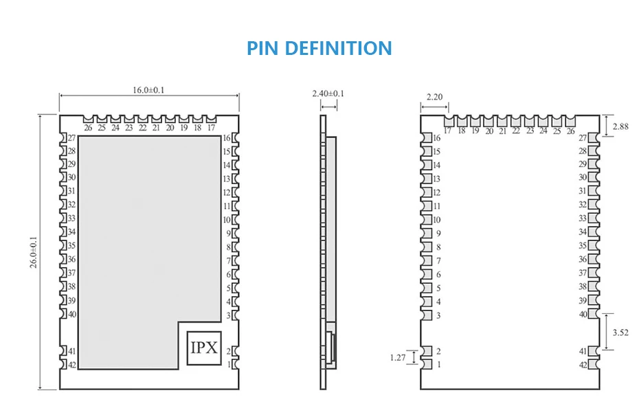 E70-433NW14S Wireless Transceivers 433MHz 14dBm rf module (4)