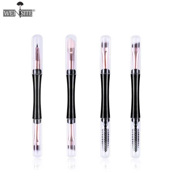 

Multifunction Double Head Eyelash Eyebrow Brush Bamboo Handle Cosmetic Makeup Tool High-grade Accessories Women Make Up Brush