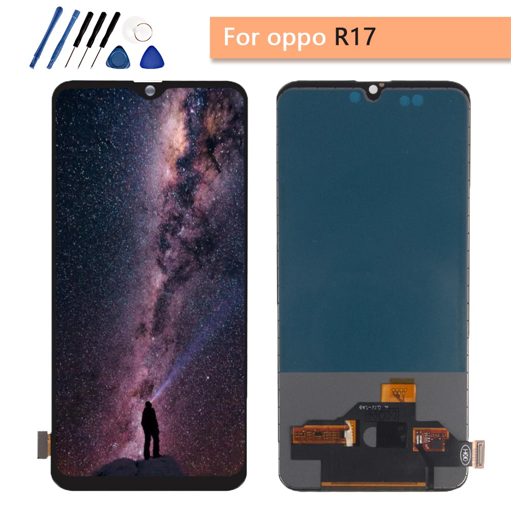 

For OPPO R17 Display Touch Screen Digitizer Panel Replacement For OPPO R17 LCD Without Frame Screen