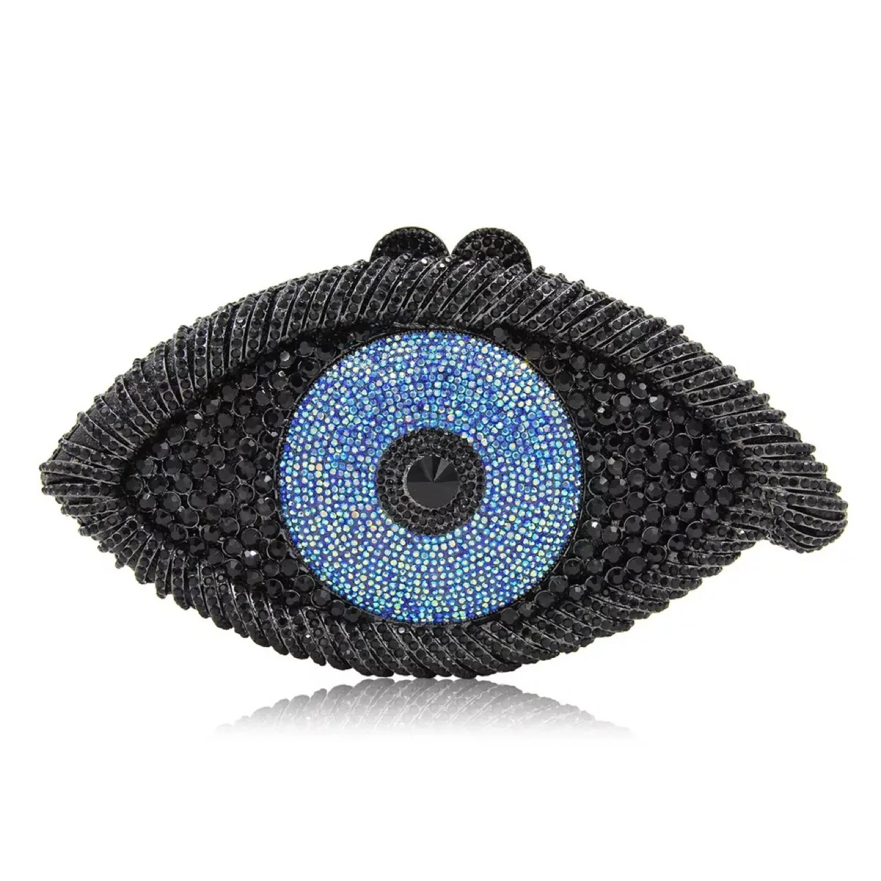 XIYUAN Evil Eye Blue/Red/Gold Rhinestone Phone Clutch Bag Fashion Women’s Diamond Evening Clutches Party Purse Small Handbags