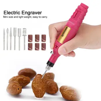

100-240V DIY Electric Engraving Drilling Engraver Pen Carve Tool for Jewelry Wood Nail EU Plug Jewelry Making Tool for Jeweler