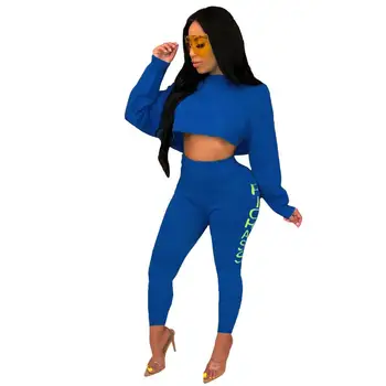 

Adogirl Women Two Piece Set Tracksuit