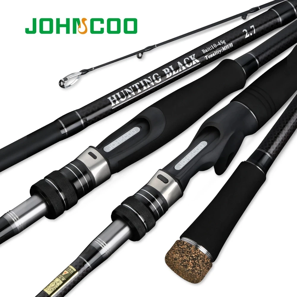Carbon Fishing Rod 2.7m 3.0m H MH Power 10 45g Baitcasting Rod Sea Bass