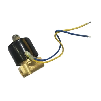 

1/4\" 2-Way N/C Normally Closed Electronic Solenoid Valve 12V DC for Air Gas New.
