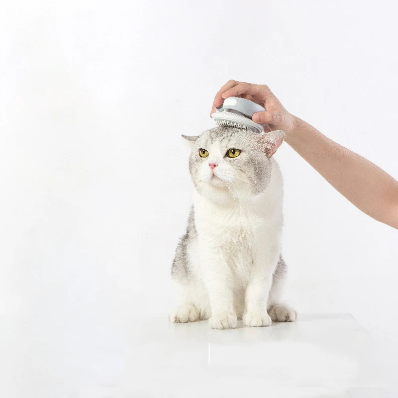 Pet гребень для кошек собак для удаления волос и массажа игла из нержавеющей стали для кошек уход за щеткой Инструменты красивая щетка для стрижки волос продукт для домашних животных
