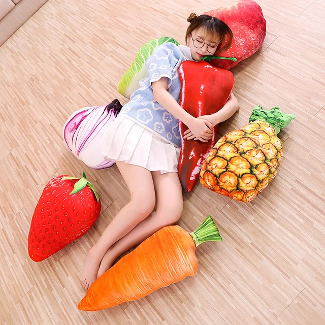 Children Stuffed Toy Simulation Vegetable Pillow Cushion Vegetable Plush Dolls Potato Broccoli Pepper Plush Toy Creative Home 4