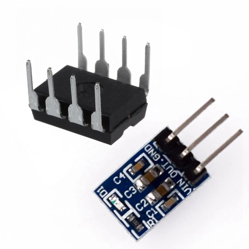 5 шт. аудио усилитель мощности Lm386N 8 контактов Dip Ic и 1 Ams1117-3.3 Ldo 800Ma Dc В до 3