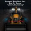 Intelligent Demo 2-Way Forklift Remote Control Excavator Telescopic Support Feet Simulated Sound Effect RC Truck Toys With Light 2