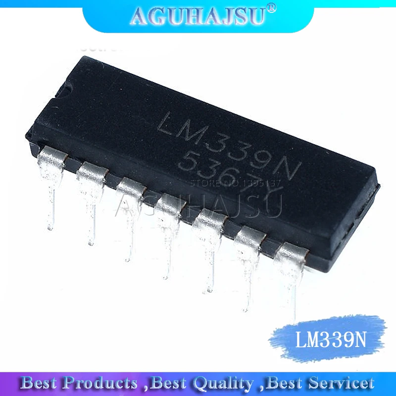 10 Stück LM339N DIP-14 – Quad-Comparators – Ei Produktbild-Vorschau 2