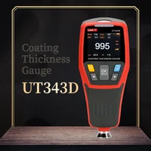 UNI-T UT343D толщиномер покрытия, измеритель толщины краски для автомобилей, тестер, матрица железа(FE)/nцветная матрица(NFE), измерительный прибор