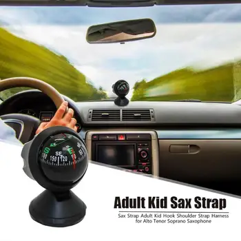 

Delicate Car Compass Dashboard Mini Compass Ball Navigation for Outdoor Camping Hiking Navigation Interior Accessories