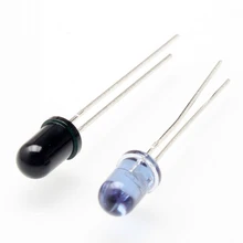 10 pares super-brilhante 5mm ir led e ir receptor diodo-940nm para arduino diy