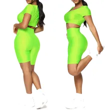 Модные женские эластичные Йога светоотражающие шорты спортивные Высокая талия тренировки Леггинсы для спорта, зала и йоги спортивные шорты