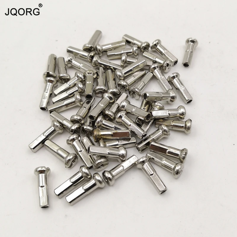 Spoke Wrench Size 3.24 mm Sliver Color 15 G 1.8 Brass Material 14.37 Longer Bike / Bicycle MTB Nipples | Спорт и развлечения