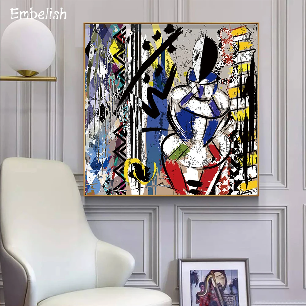 1 Pieces Famous Abstract Artworks By Pissco Modern Home Decor Wall Art Posters For Living Room Pictures HD Canvas Oil Paintings | Дом и сад