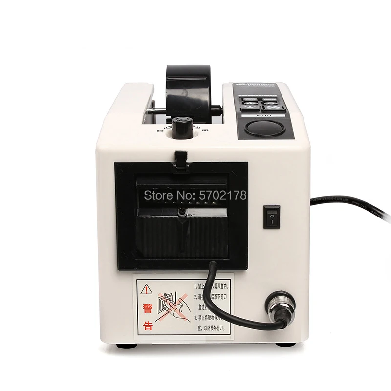 M-1000S 18W 자동 테이프 디스펜서 전기 접착 테이프 커터 절단기 5-999mm 고온 벨트 커터