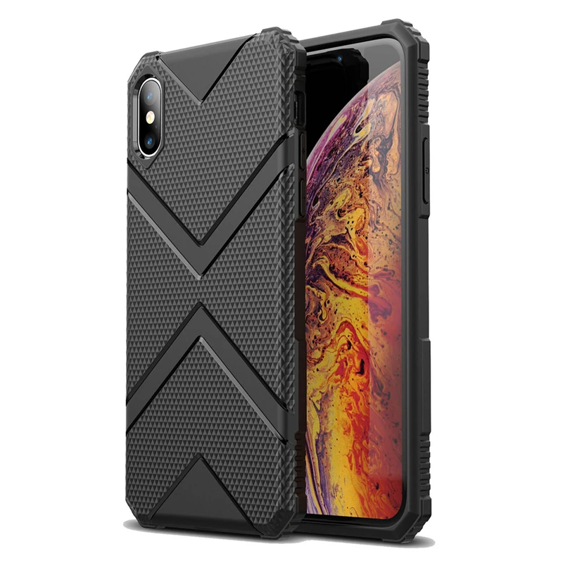 

Military Diamond Shield Case for iPhone 11 Pro Max Case Luxury for iPhone XS X XR 8 7 Plus TPU Armor Cover Accessories (XS0906)