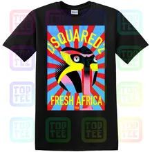 Фирменная Новинка DSQ Fresh Africa Мужская футболка Распродажа топы Мужские Женские Унисекс Размер: S-3XL