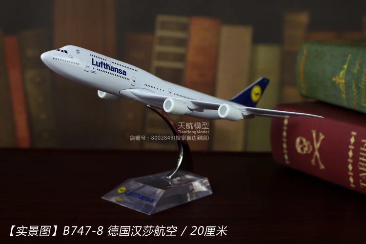 Модель самолета Модель самолета из настоящего сплава Airbus Boeing B747 Air China Decoration A380 прототип China Southern Airlines