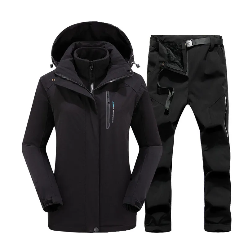 Winter Ski Suit For Women Brands Jacket Pants High Quality Windproof