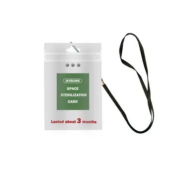 

Antibacterial card With Lanyard Antibacterial paste sticker Space air purification Portable protective card 1 Piece
