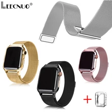 Миланский Браслет, Браслет Нержавеющая сталь ремешок для наручных часов Apple Watch серии 1/2/3, 42 мм, 38 мм, версия браслет ремешок для наручных часов iWatch, для детей 4, 5, 40 мм 44 мм
