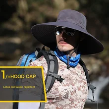 Легкий солнцезащитный козырек анти УФ Панама быстросохнущая дышащая уличная альпинистская Рыбацкая Кепка с подбородком струна Новинка