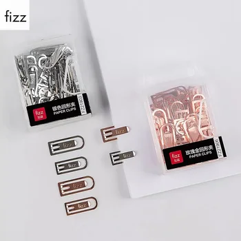 

Fizz Mini Paper Clips Stationery Clear Binder Clips Photos Tickets Notes Letter Paper Clip Stationery Metal clip