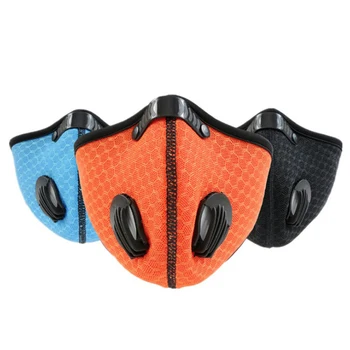 

Sports Mask Wind-proof Dust-proof Mask Activated Carbon Valve PM2.5 Running Motorcycle Outdoor Sports Riding Breathable Masks