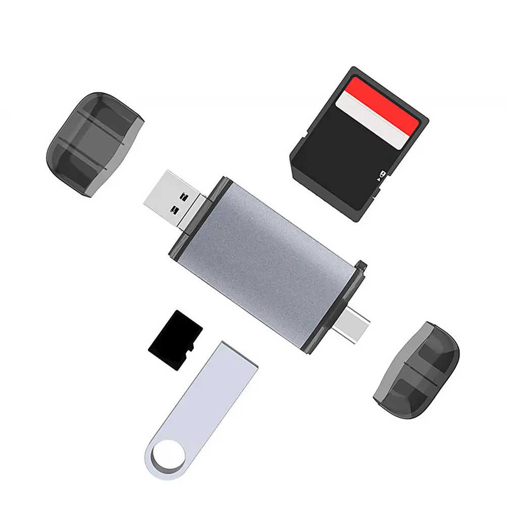 USB 3,0/type-C кард-ридер адаптер SD кард-ридер SDHC SDXC MMC Micro T-FLASH разъем высокоскоростной кард-ридер памяти