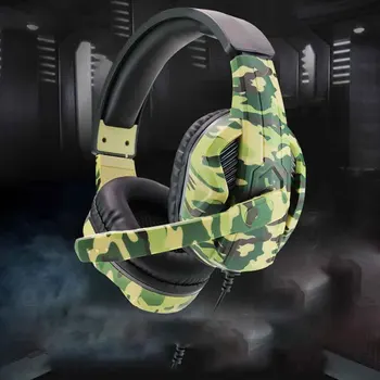 

Applicable PS4 headset camouflage headset 3.5mm gaming stereo surround sound microphone camouflage instructions and accessories