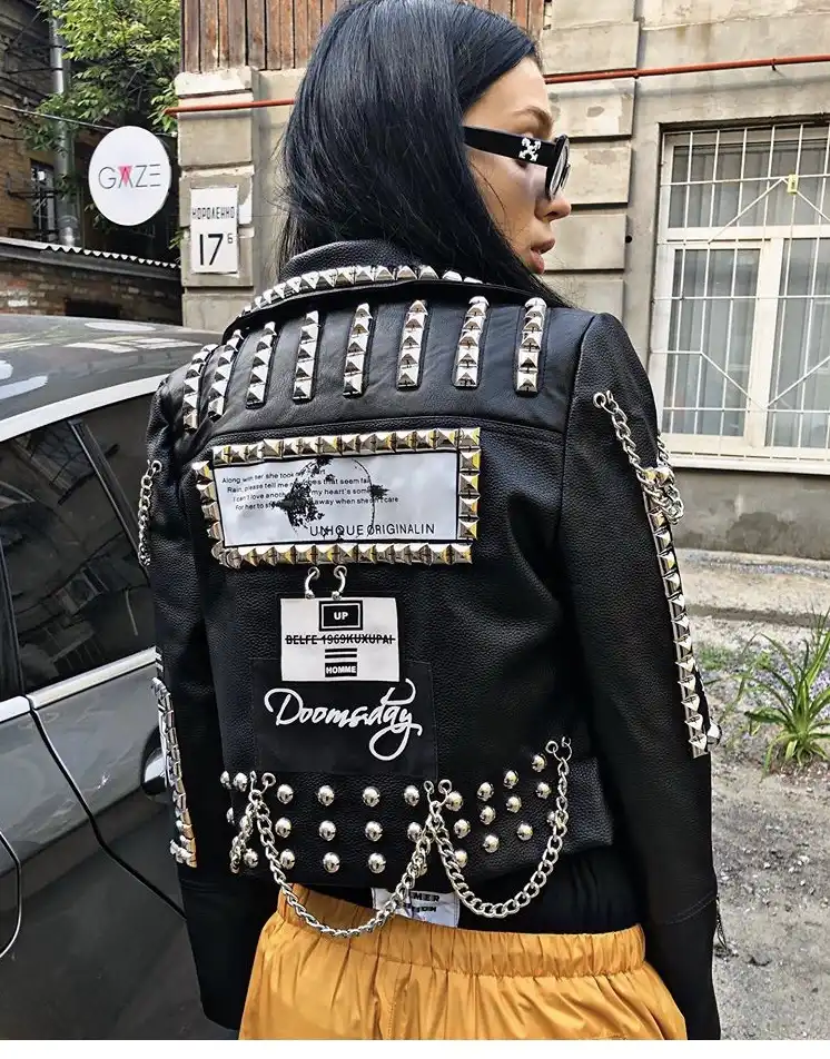 punk patch jacket