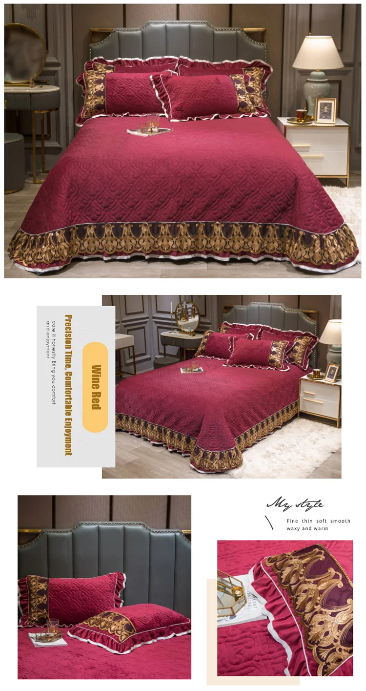 Новое роскошное Хрустальное бархатное покрывало для кровати, 3 шт. покрывала, Королевский размер, покрывало для кровати, набор постельного белья королевского размера, реактивная печать, мульти-стиль