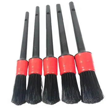 

5 Pcs/Set Car Beauty Scrub Plastic Man-Made Fiber Bristle Mixed Chemical Fiber Acid Resistance Alkali Resistance
