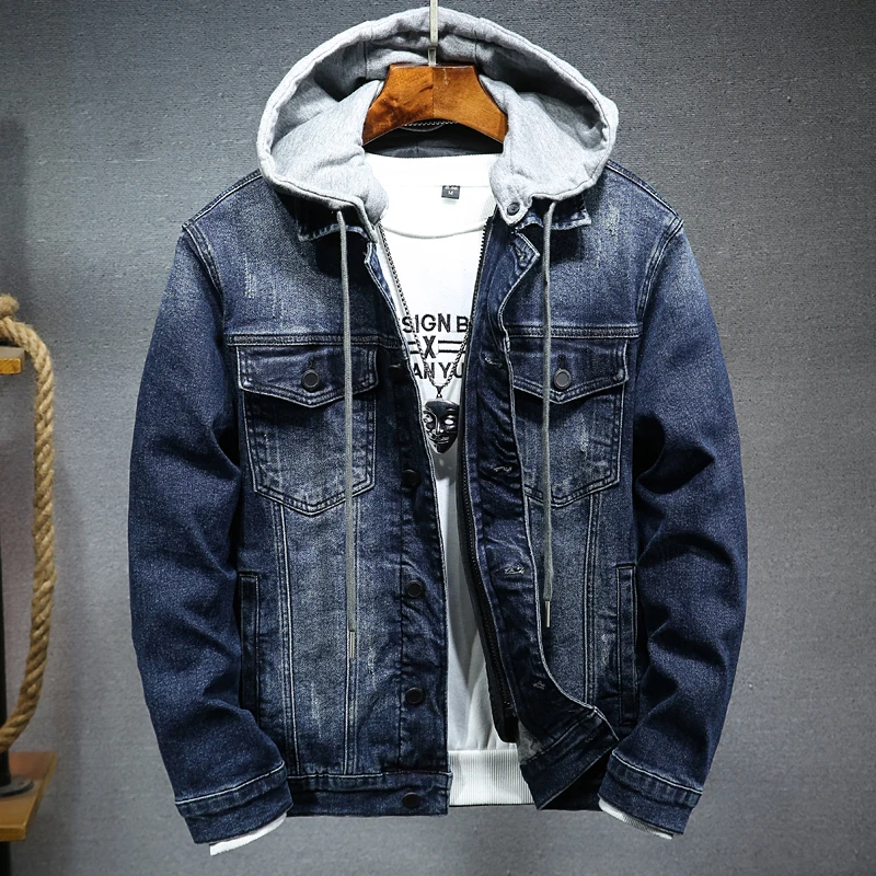 blue Winter Jean Jackets Outerwear 