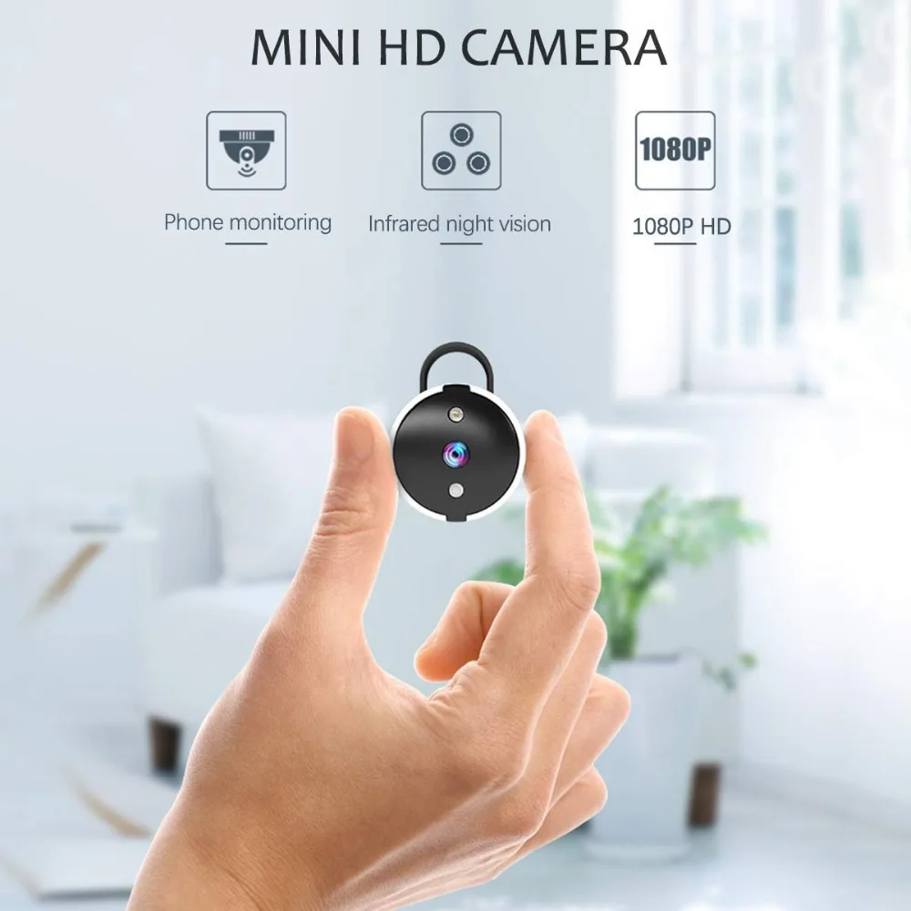 Мини WiFi камера беспроводная камера безопасности Мини Портативная Wi-Fi камера HD 1080P тайная секретная камеры для нянь монитор видеомагнитофон