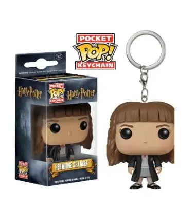 Hermione Granger Funko Pop Pocket Гарри Поттер брелок Гермиона Грейнджер Лорд Волдеморт Добби Фигурки игрушки - Цвет: Hermione Granger