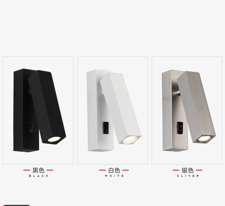 

Bedroom Wall Lights With Reading Light Bedside Reading Wall Lamps