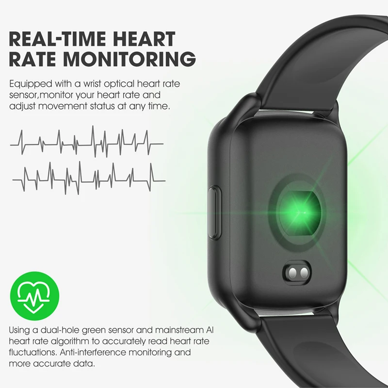 ESEED KW17 Women Smart watch IP67 waterproof 1.3 inch screen Pedometer Heart Rate Monitor smart watch for android ios