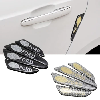 

Car Door Side Protector Stickers Decal Badge For Ford Fusion Monde Transit Fiesta Focus Mustang Ranger Kuga 2 Maverick Smax F150