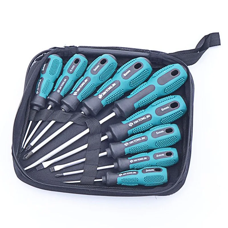 

Multi-function Electric Screwdriver Set Insulated Slotted Cross Manual Non-Slip Explosion-Proof Screw Driver Power Tools