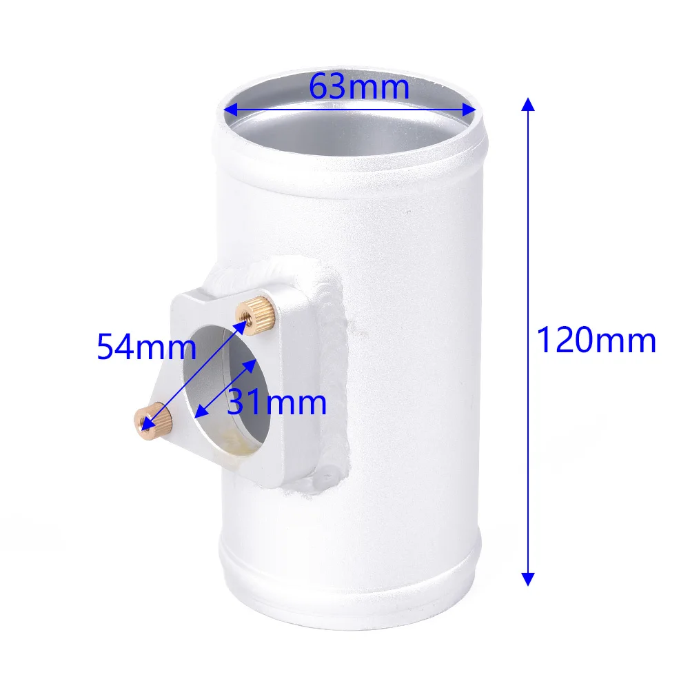 

Air Intake Flow Meter Base Sensor Connector Adapter 63mm 2.5 For Toyota Mazda
