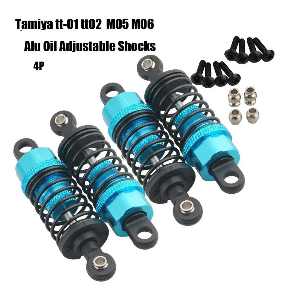 1/10 Shock Absorber Set Aluminium for Tamiya TT01 TT02 M05 TT01E Traxxas Car