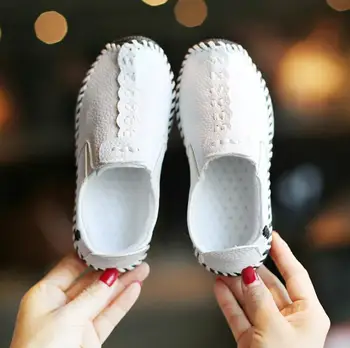 

2020 New children's Pu leather shoes boys casual shoes Rivet decoration shoes Soft rubber sole muliti-color shoes